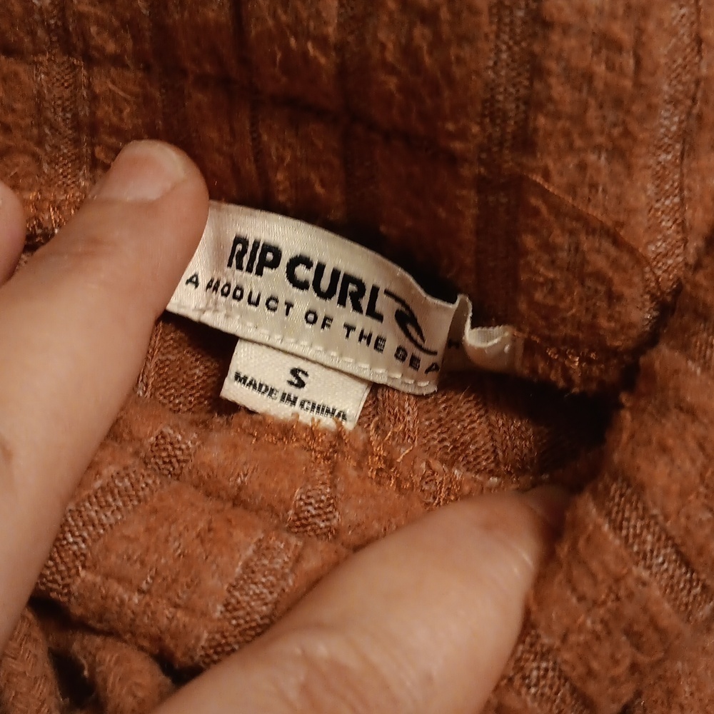 Ripcurl Women's Ribbed Brown Pants Size Small - Picture 5 of 10